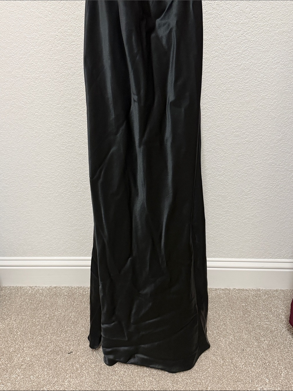 Misha Evianna Satin Gown with Bow - Picture 5 of 13